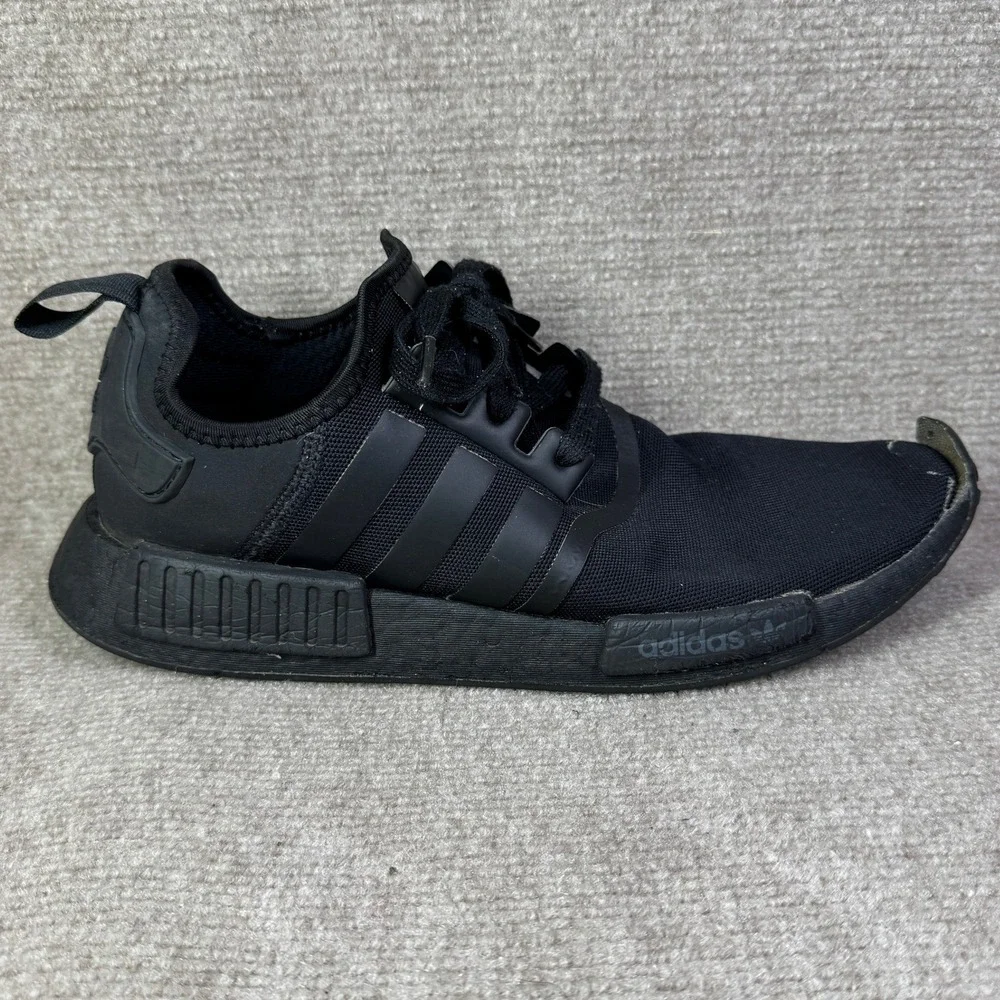 Adidas NMD R1 Mens 11 Black Triple Running Shoes FV9015
